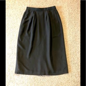 Royalsilk 100% Silk Skirt Sz 10 Pencils Straight Midi Elegance Classic